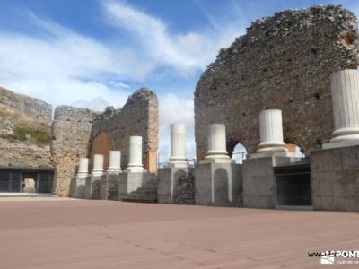 Clunia Sulpicia y Sendero de los Arabuzos: Patrimonio Romano; excursiones por la pedriza belen vivie